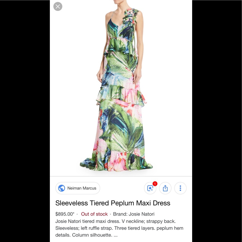 Josie Natori dress